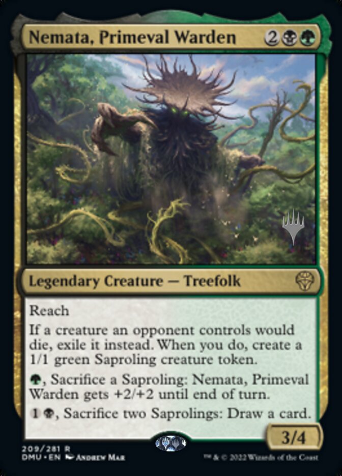 Nemata, Primeval Warden (Promo Pack) [Dominaria United Promos] | Dragon's Lair Comics and Fantasy Houston TX