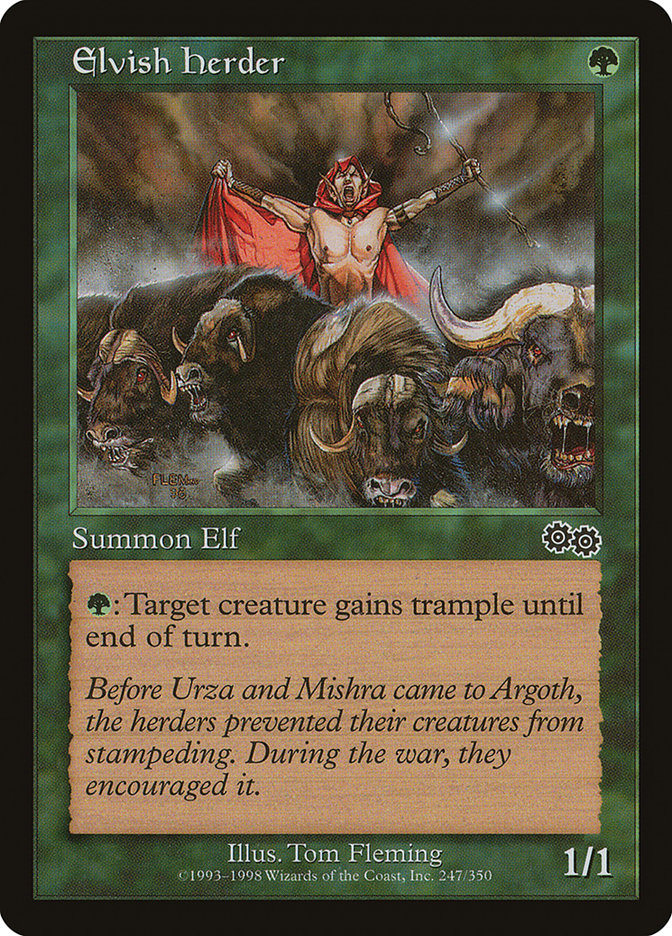 Elvish Herder [Urza's Saga] | Dragon's Lair Comics and Fantasy Houston TX