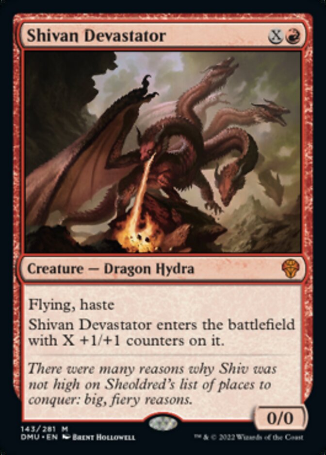 Shivan Devastator [Dominaria United] | Dragon's Lair Comics and Fantasy Houston TX