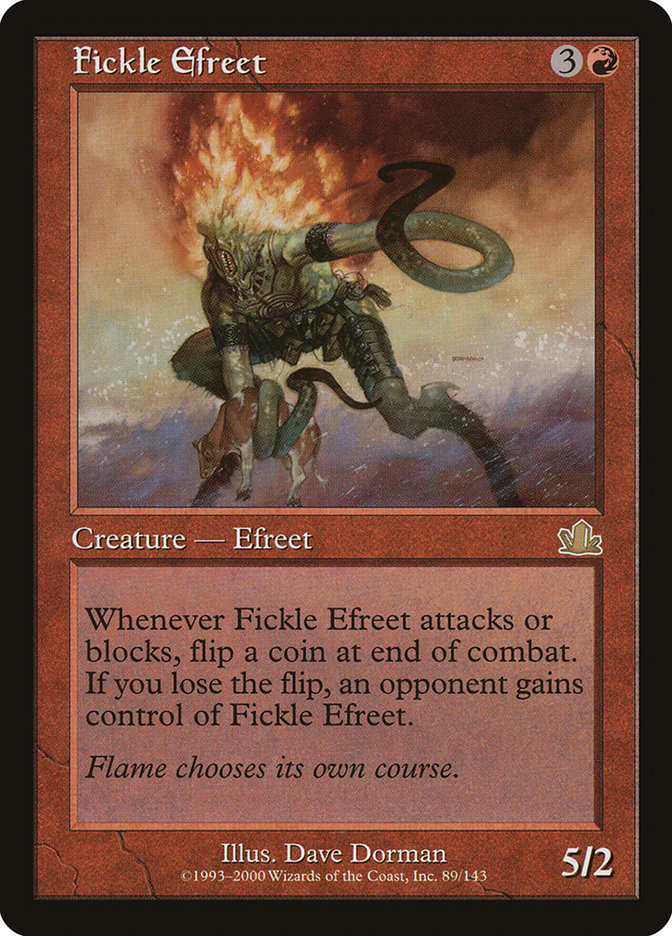 Fickle Efreet [Prophecy] | Dragon's Lair Comics and Fantasy Houston TX