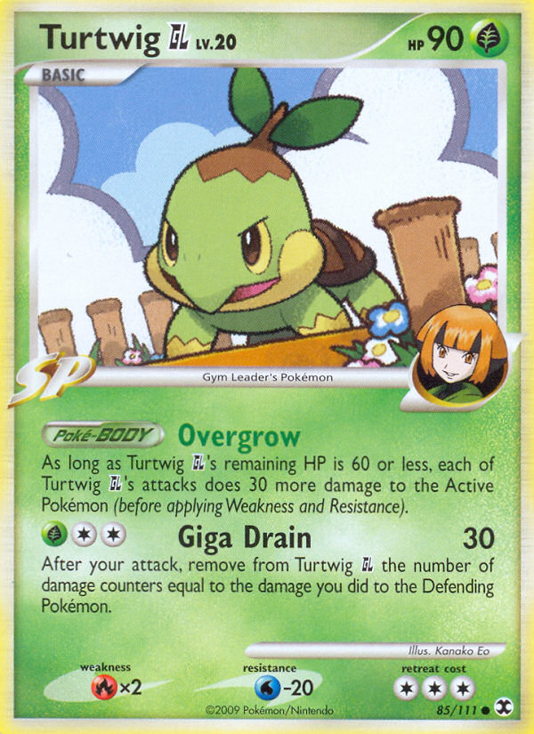 Turtwig GL (85/111) [Platinum: Rising Rivals] | Dragon's Lair Comics and Fantasy Houston TX