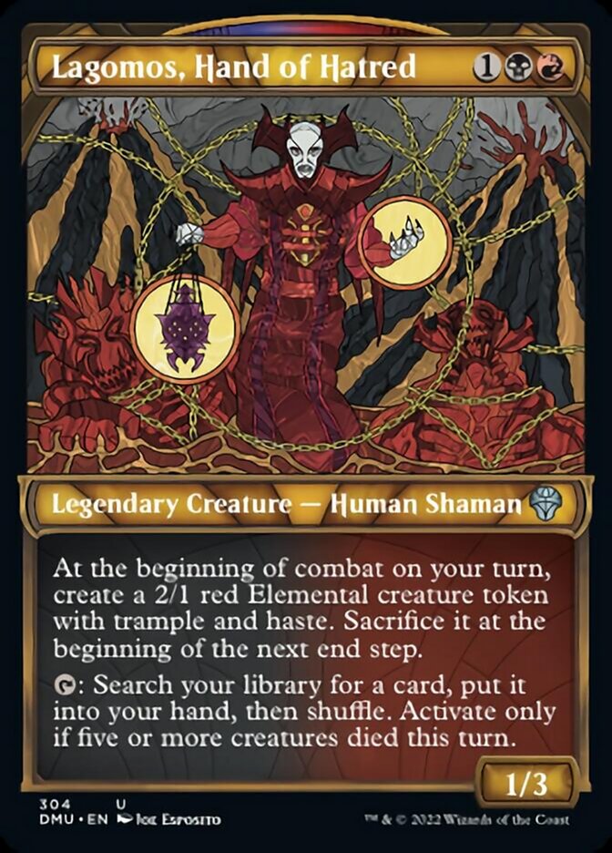 Lagomos, Hand of Hatred (Showcase) [Dominaria United] | Dragon's Lair Comics and Fantasy Houston TX