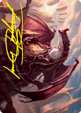 Velomachus Lorehold Art Card (Gold-Stamped Signature) [Strixhaven: School of Mages Art Series] | Dragon's Lair Comics and Fantasy Houston TX