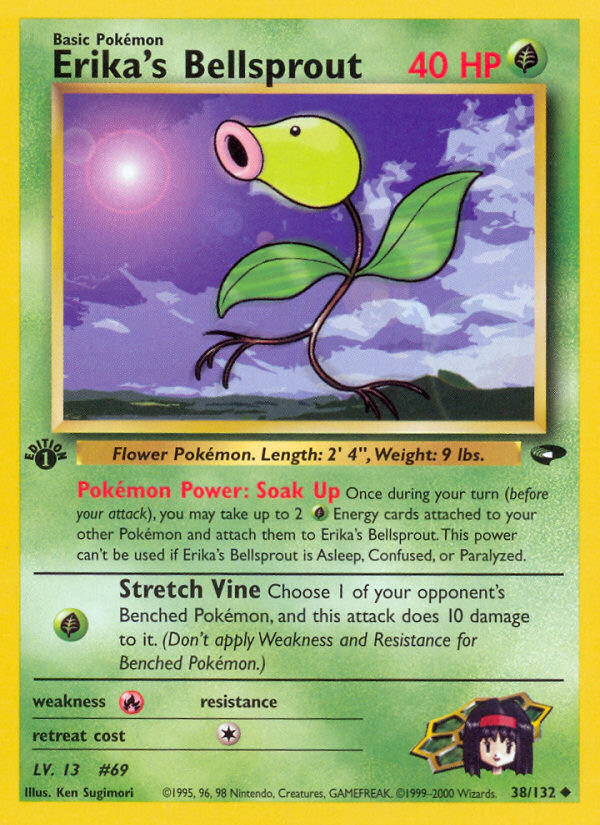 Erika's Bellsprout (38/132) [Gym Challenge 1st Edition] | Dragon's Lair Comics and Fantasy Houston TX