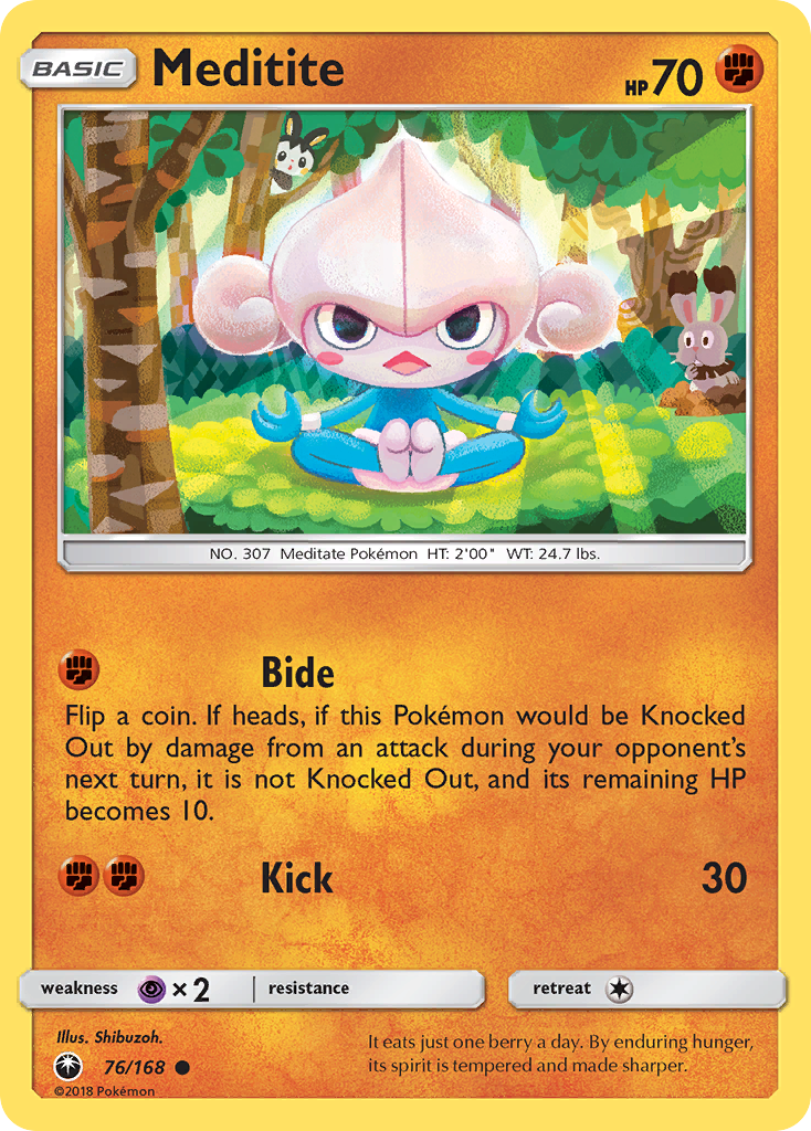 Meditite (76/168) [Sun & Moon: Celestial Storm] | Dragon's Lair Comics and Fantasy Houston TX