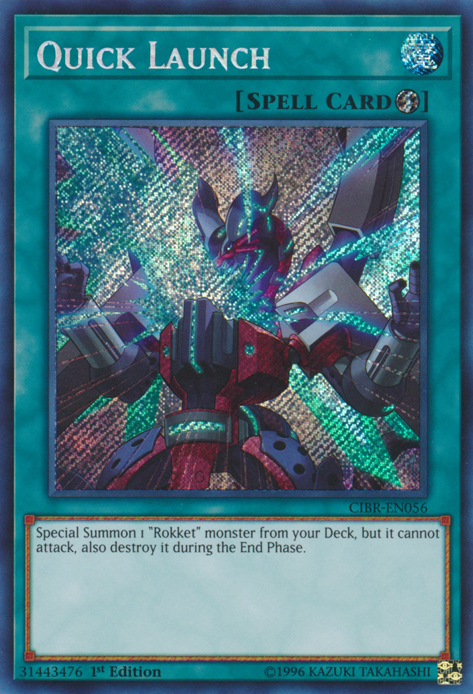 Quick Launch [CIBR-EN056] Secret Rare | Dragon's Lair Comics and Fantasy Houston TX