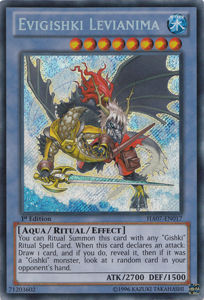 Evigishki Levianima [HA07-EN017] Secret Rare | Dragon's Lair Comics and Fantasy Houston TX