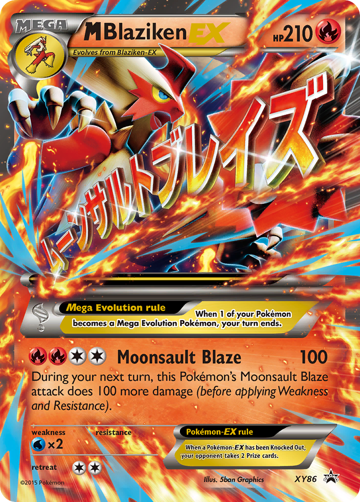 M Blaziken EX (XY86) [XY: Black Star Promos] | Dragon's Lair Comics and Fantasy Houston TX