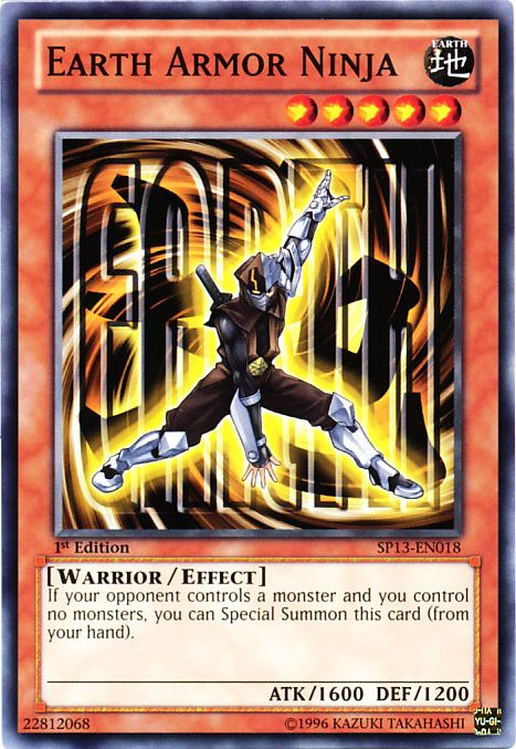 Earth Armor Ninja [SP13-EN018] Common | Dragon's Lair Comics and Fantasy Houston TX