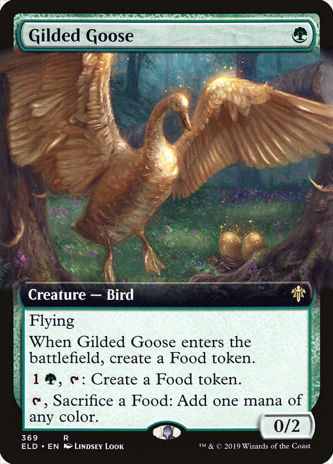 Gilded Goose (Extended Art) [Throne of Eldraine] | Dragon's Lair Comics and Fantasy Houston TX