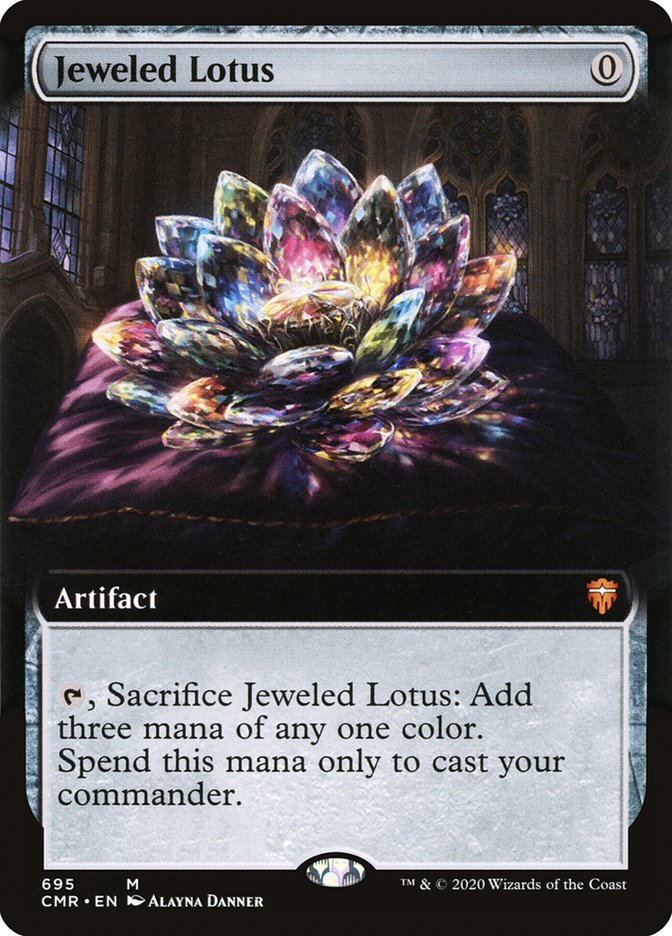Jeweled Lotus (Extended Art) [Commander Legends] | Dragon's Lair Comics and Fantasy Houston TX