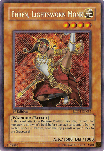 Ehren, Lightsworn Monk [LODT-EN082] Secret Rare | Dragon's Lair Comics and Fantasy Houston TX