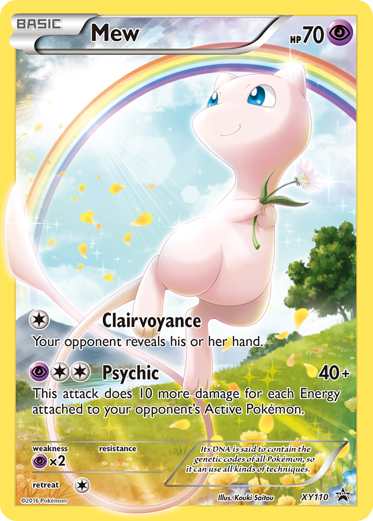 Mew (XY110) [XY: Black Star Promos] | Dragon's Lair Comics and Fantasy Houston TX