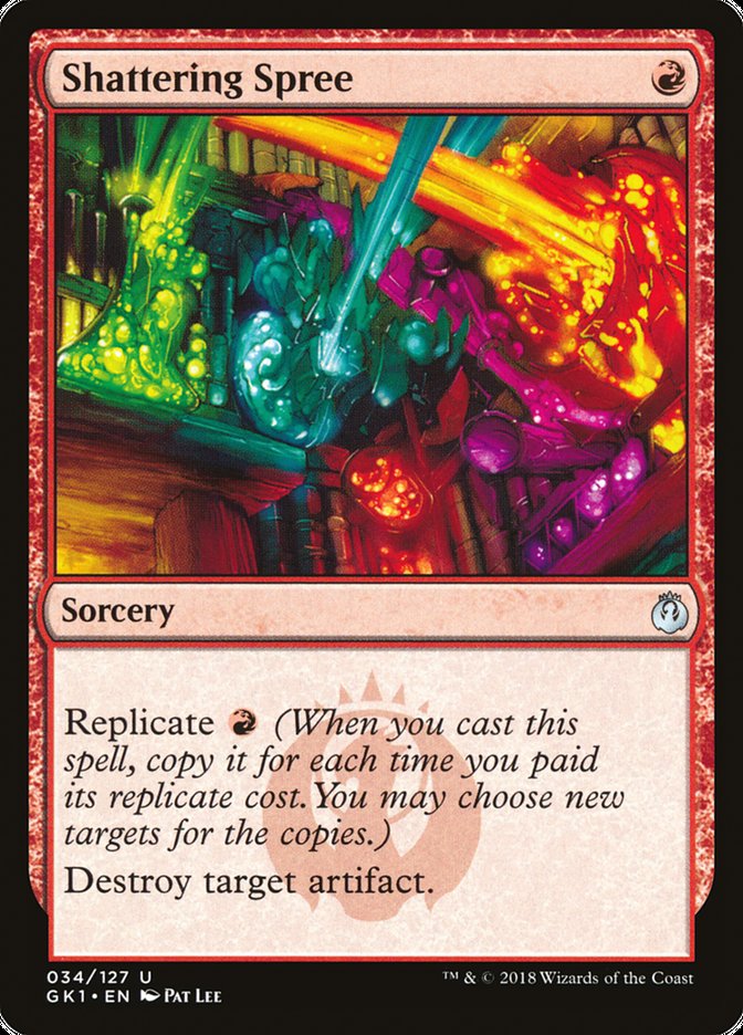 Shattering Spree [Guilds of Ravnica Guild Kit] | Dragon's Lair Comics and Fantasy Houston TX