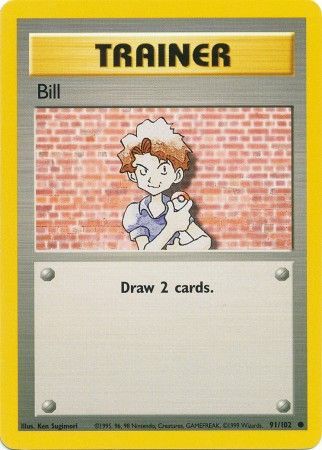 Bill (91/102) [Base Set Unlimited] | Dragon's Lair Comics and Fantasy Houston TX