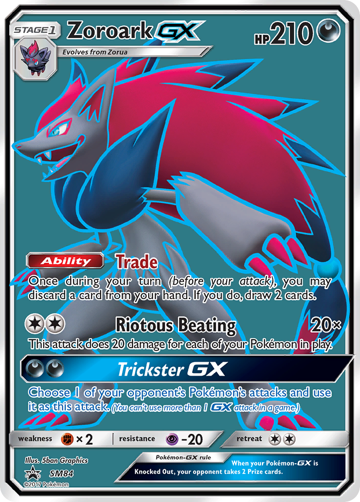 Zoroark GX (SM84) [Sun & Moon: Black Star Promos] | Dragon's Lair Comics and Fantasy Houston TX