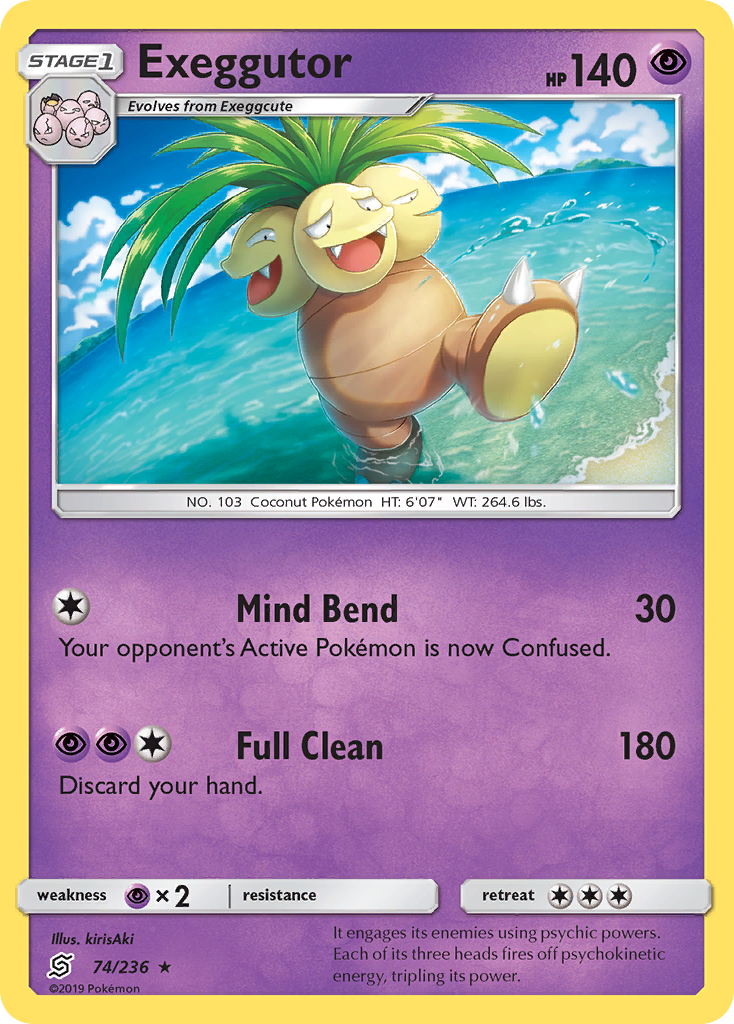Exeggutor (74/236) [Sun & Moon: Unified Minds] | Dragon's Lair Comics and Fantasy Houston TX