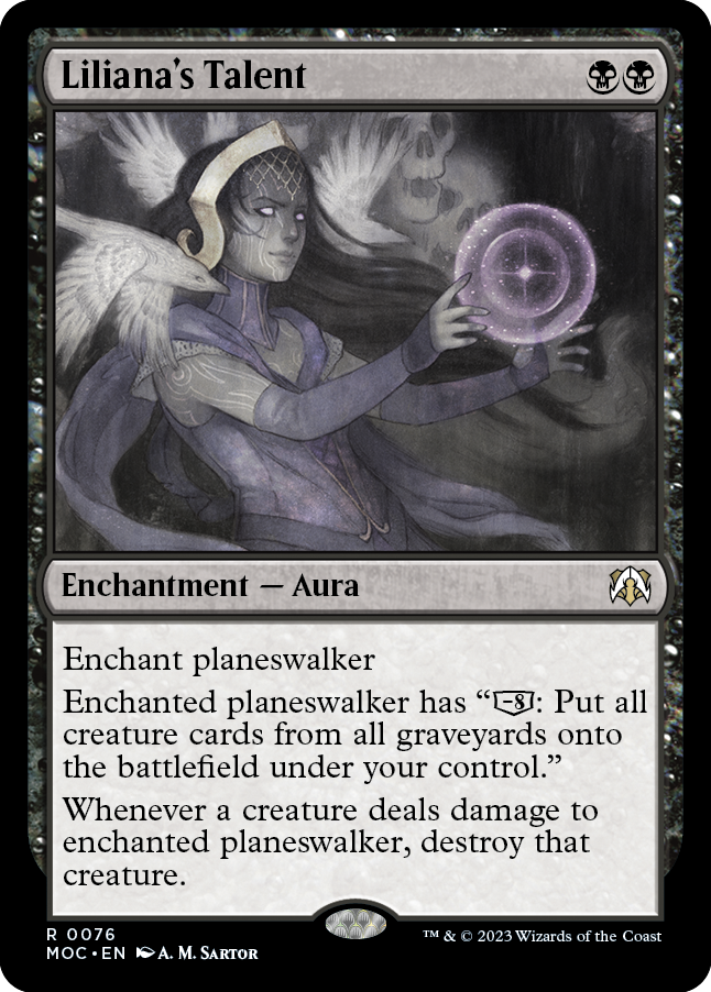 Liliana's Talent [March of the Machine Commander] | Dragon's Lair Comics and Fantasy Houston TX