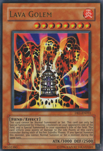Lava Golem [DR1-EN051] Ultra Rare | Dragon's Lair Comics and Fantasy Houston TX