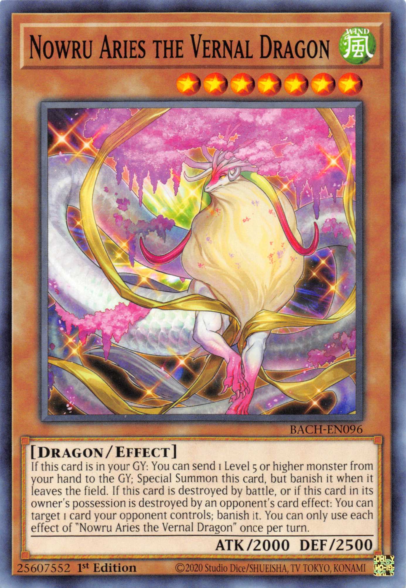 Nowru Aries the Vernal Dragon [BACH-EN096] Common | Dragon's Lair Comics and Fantasy Houston TX
