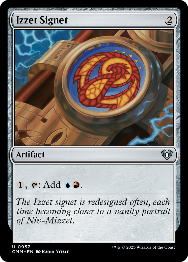Izzet Signet [Commander Masters] | Dragon's Lair Comics and Fantasy Houston TX