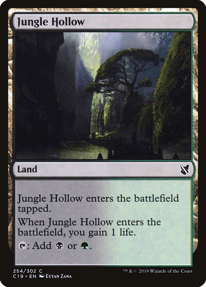 Jungle Hollow [Commander 2019] | Dragon's Lair Comics and Fantasy Houston TX