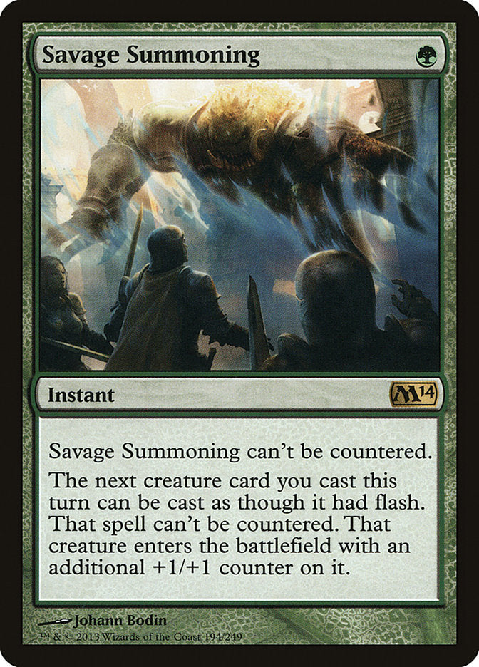 Savage Summoning [Magic 2014] | Dragon's Lair Comics and Fantasy Houston TX