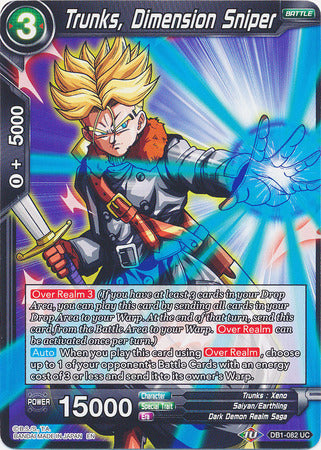 Trunks, Dimension Sniper (DB1-082) [Dragon Brawl] | Dragon's Lair Comics and Fantasy Houston TX