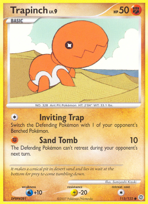 Trapinch (115/132) [Diamond & Pearl: Secret Wonders] | Dragon's Lair Comics and Fantasy Houston TX