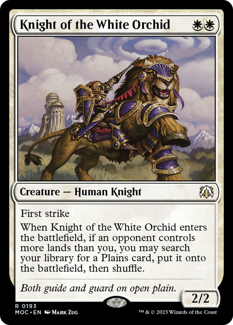 Knight of the White Orchid [March of the Machine Commander] | Dragon's Lair Comics and Fantasy Houston TX