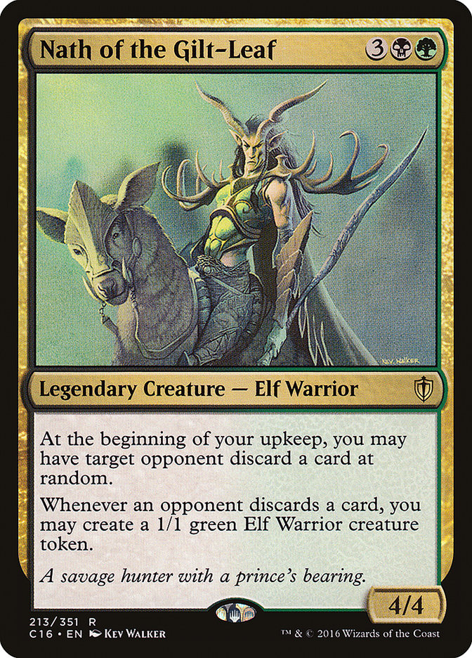 Nath of the Gilt-Leaf [Commander 2016] | Dragon's Lair Comics and Fantasy Houston TX