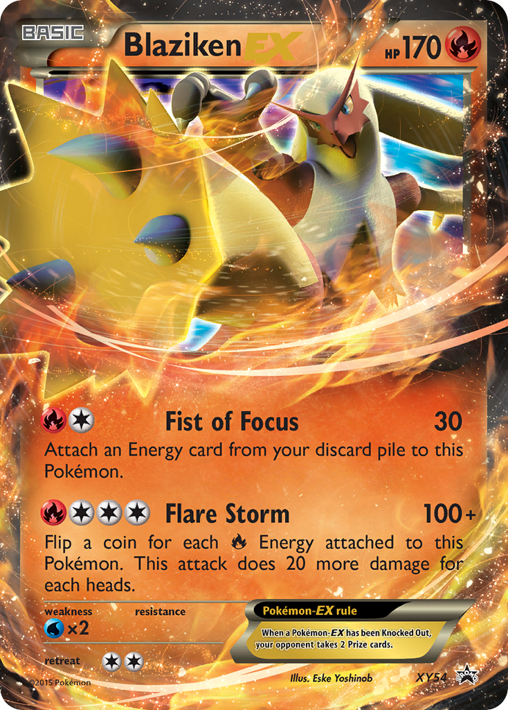 Blaziken EX (XY54) [XY: Black Star Promos] | Dragon's Lair Comics and Fantasy Houston TX