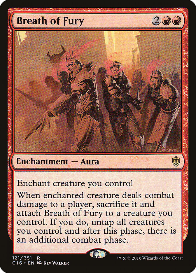 Breath of Fury [Commander 2016] | Dragon's Lair Comics and Fantasy Houston TX