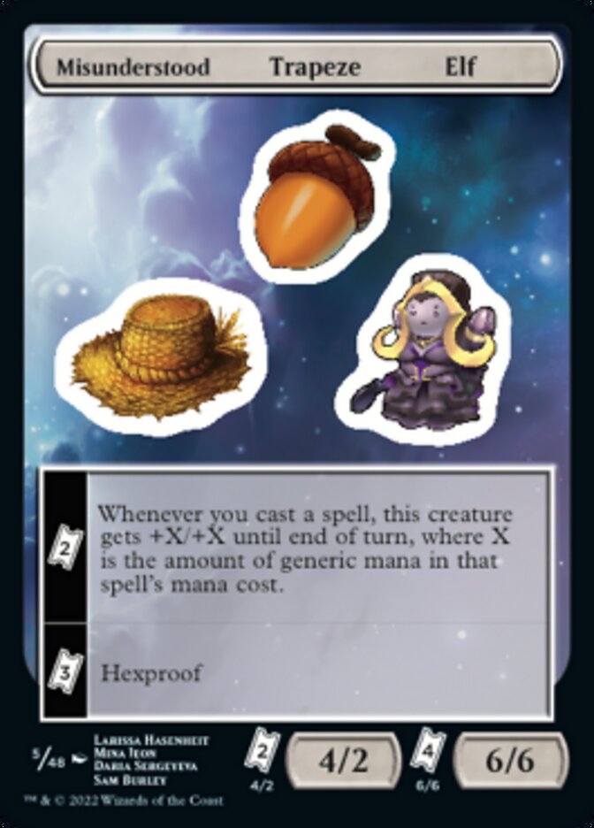 Misunderstood Trapeze Elf [Unfinity Stickers] | Dragon's Lair Comics and Fantasy Houston TX