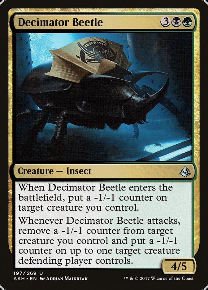 Decimator Beetle [Amonkhet] | Dragon's Lair Comics and Fantasy Houston TX