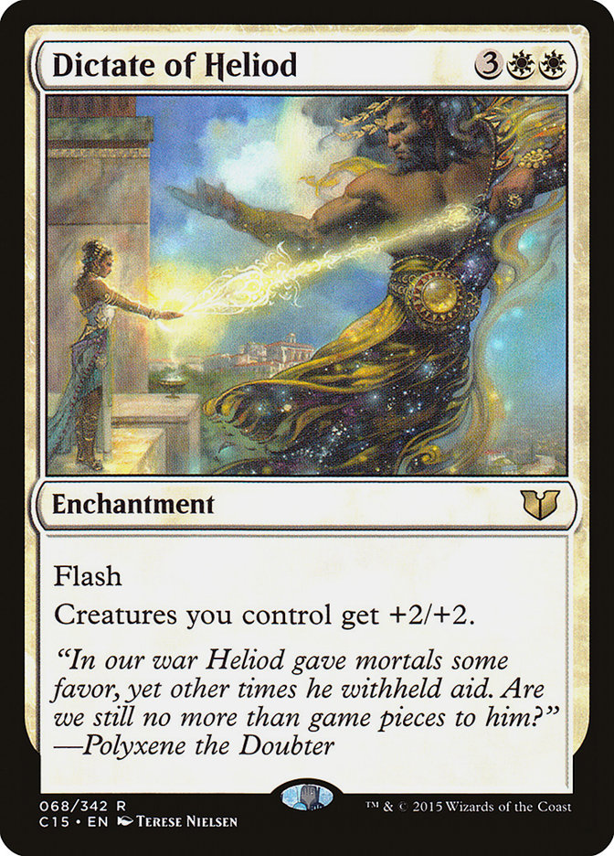 Dictate of Heliod [Commander 2015] | Dragon's Lair Comics and Fantasy Houston TX