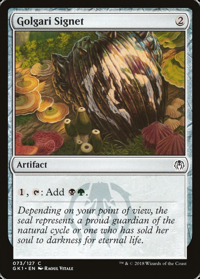 Golgari Signet [Guilds of Ravnica Guild Kit] | Dragon's Lair Comics and Fantasy Houston TX