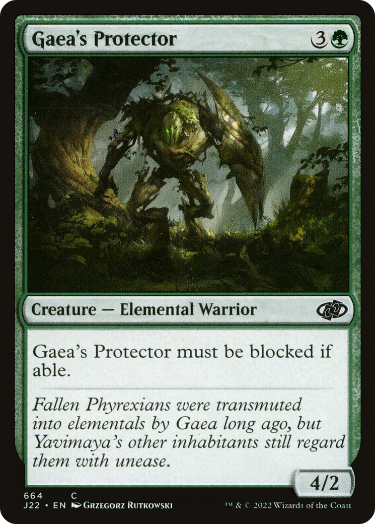 Gaea's Protector [Jumpstart 2022] | Dragon's Lair Comics and Fantasy Houston TX