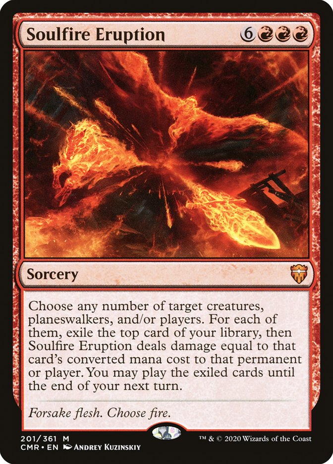 Soulfire Eruption [Commander Legends] | Dragon's Lair Comics and Fantasy Houston TX
