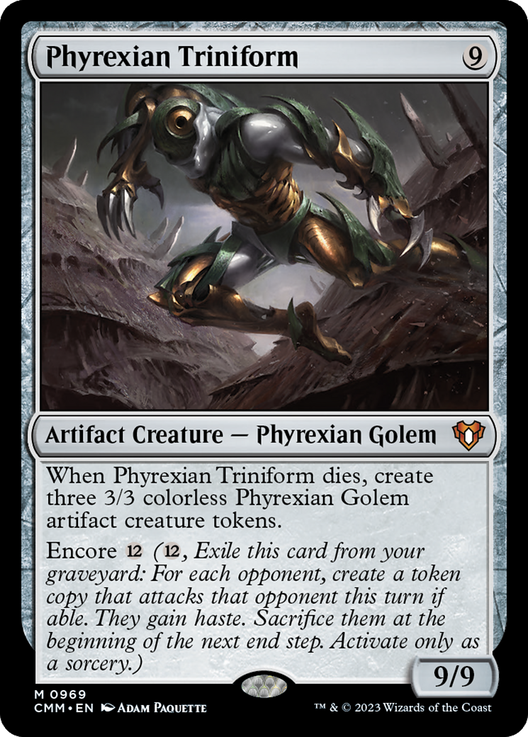 Phyrexian Triniform [Commander Masters] | Dragon's Lair Comics and Fantasy Houston TX