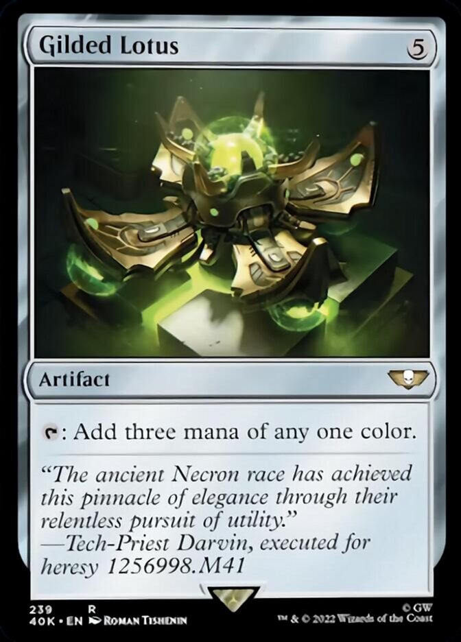 Gilded Lotus (Surge Foil) [Warhammer 40,000] | Dragon's Lair Comics and Fantasy Houston TX
