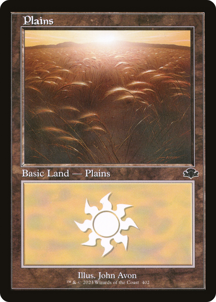 Plains (402) (Retro) [Dominaria Remastered] | Dragon's Lair Comics and Fantasy Houston TX