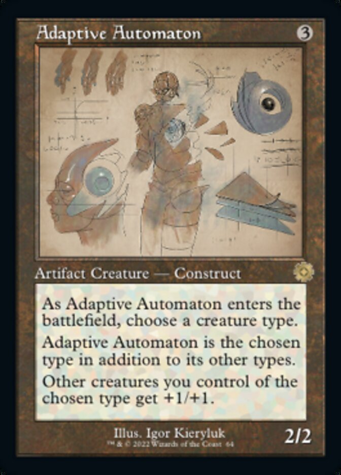 Adaptive Automaton (Retro Schematic) [The Brothers' War Retro Artifacts] | Dragon's Lair Comics and Fantasy Houston TX