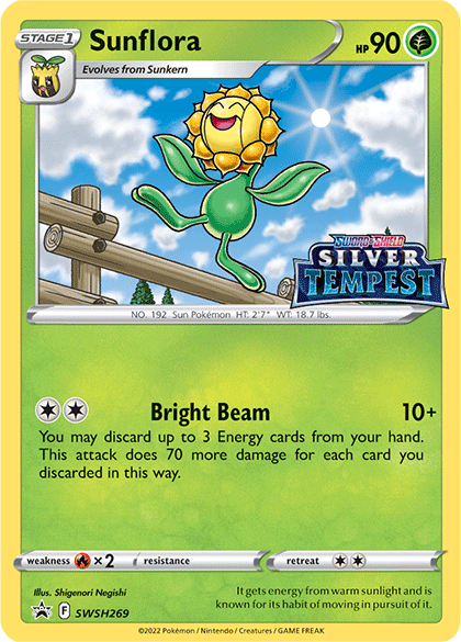 Sunflora (SWSH269) (Prerelease) [Sword & Shield: Black Star Promos] | Dragon's Lair Comics and Fantasy Houston TX