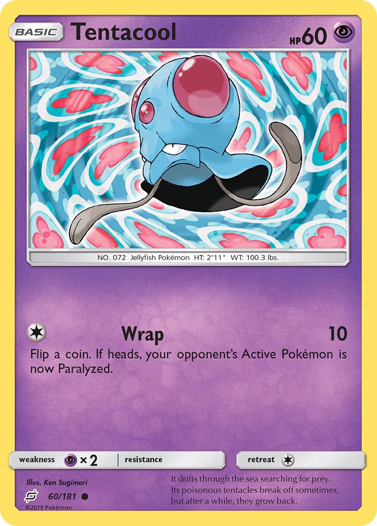 Tentacool (60/181) [Sun & Moon: Team Up] | Dragon's Lair Comics and Fantasy Houston TX