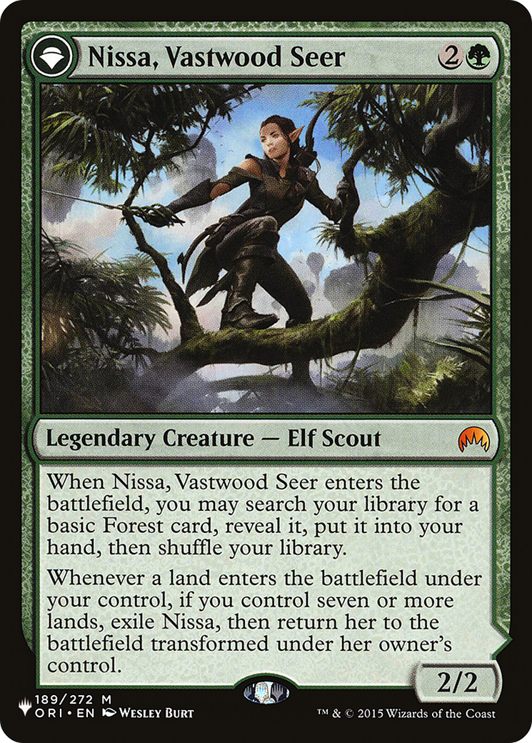 Nissa, Vastwood Seer // Nissa, Sage Animist [Secret Lair: From Cute to Brute] | Dragon's Lair Comics and Fantasy Houston TX