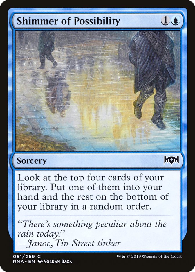 Shimmer of Possibility [Ravnica Allegiance] | Dragon's Lair Comics and Fantasy Houston TX