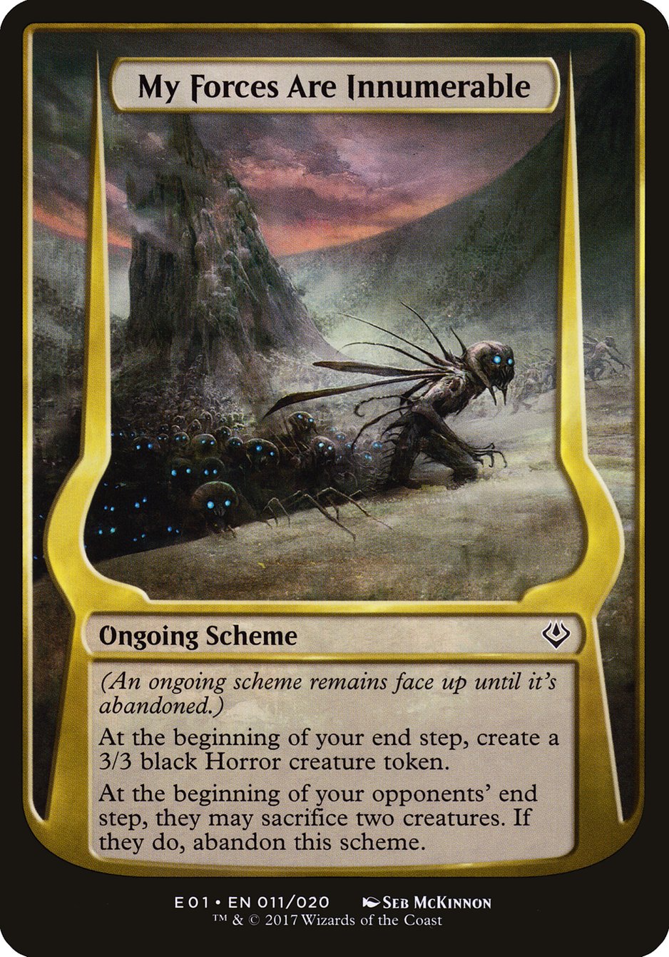 My Forces Are Innumerable (Schemes) [Archenemy: Nicol Bolas Schemes] | Dragon's Lair Comics and Fantasy Houston TX