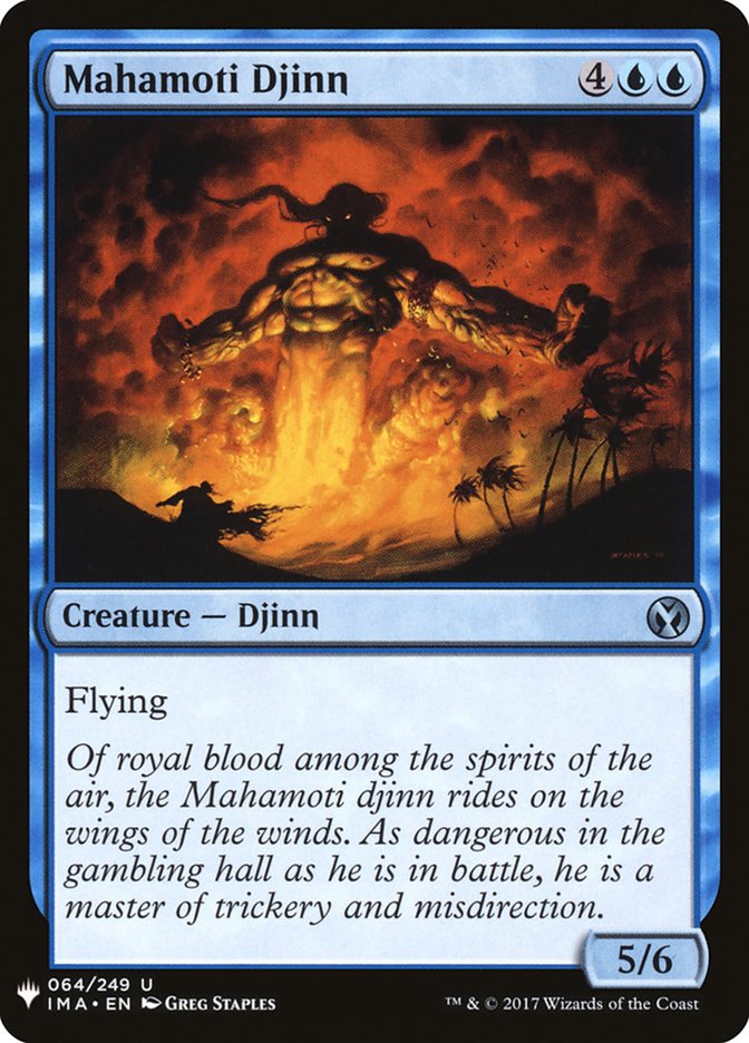 Mahamoti Djinn [Mystery Booster] | Dragon's Lair Comics and Fantasy Houston TX