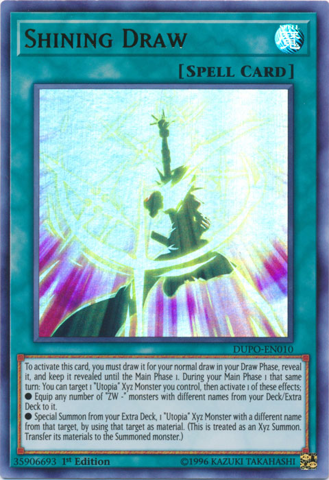 Shining Draw [DUPO-EN010] Ultra Rare | Dragon's Lair Comics and Fantasy Houston TX